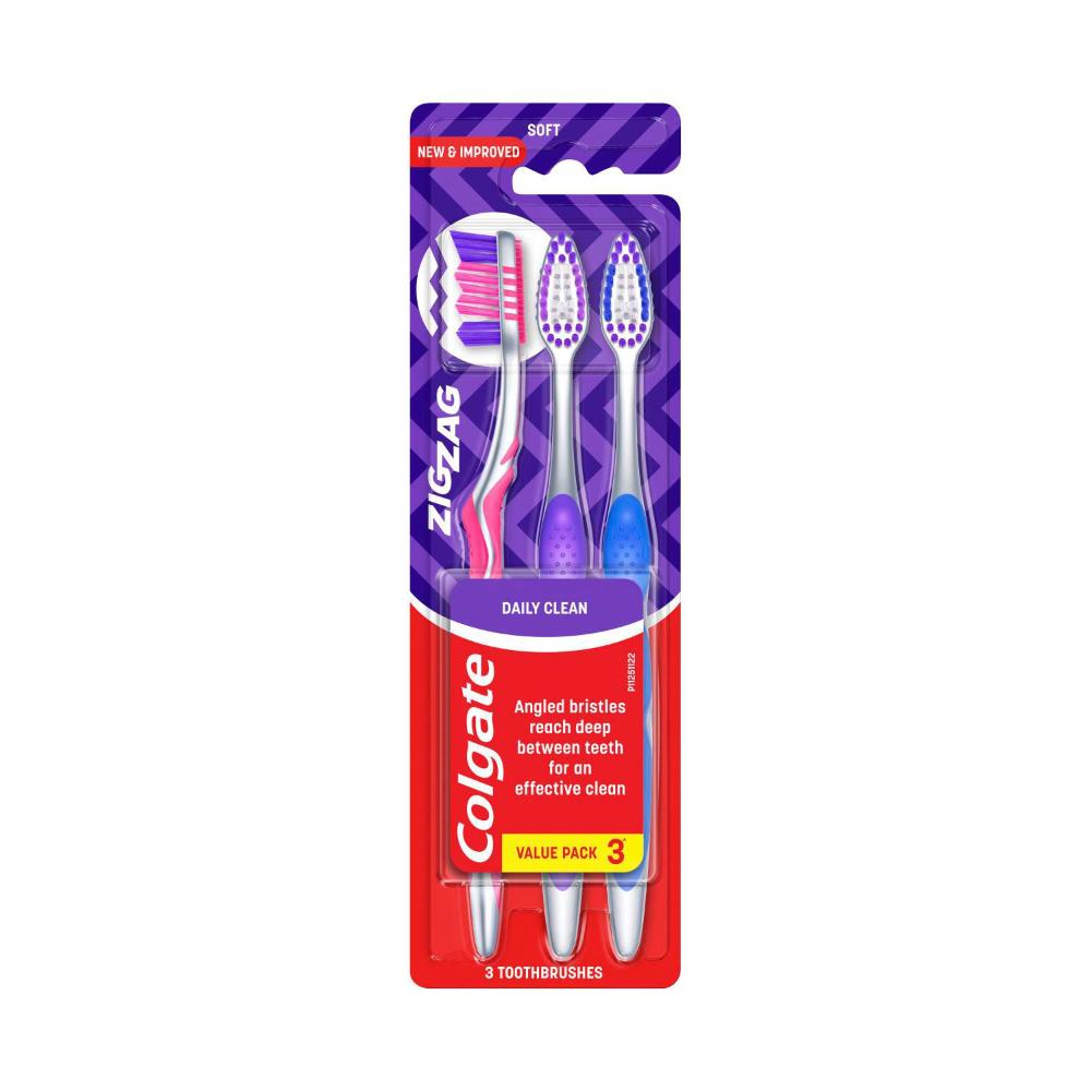 Colgate Zig Zag Soft Toothbrush - 3 Pack