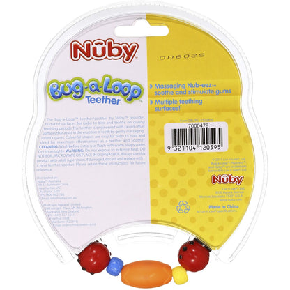 Nuby Teether Bug-a-loop Each