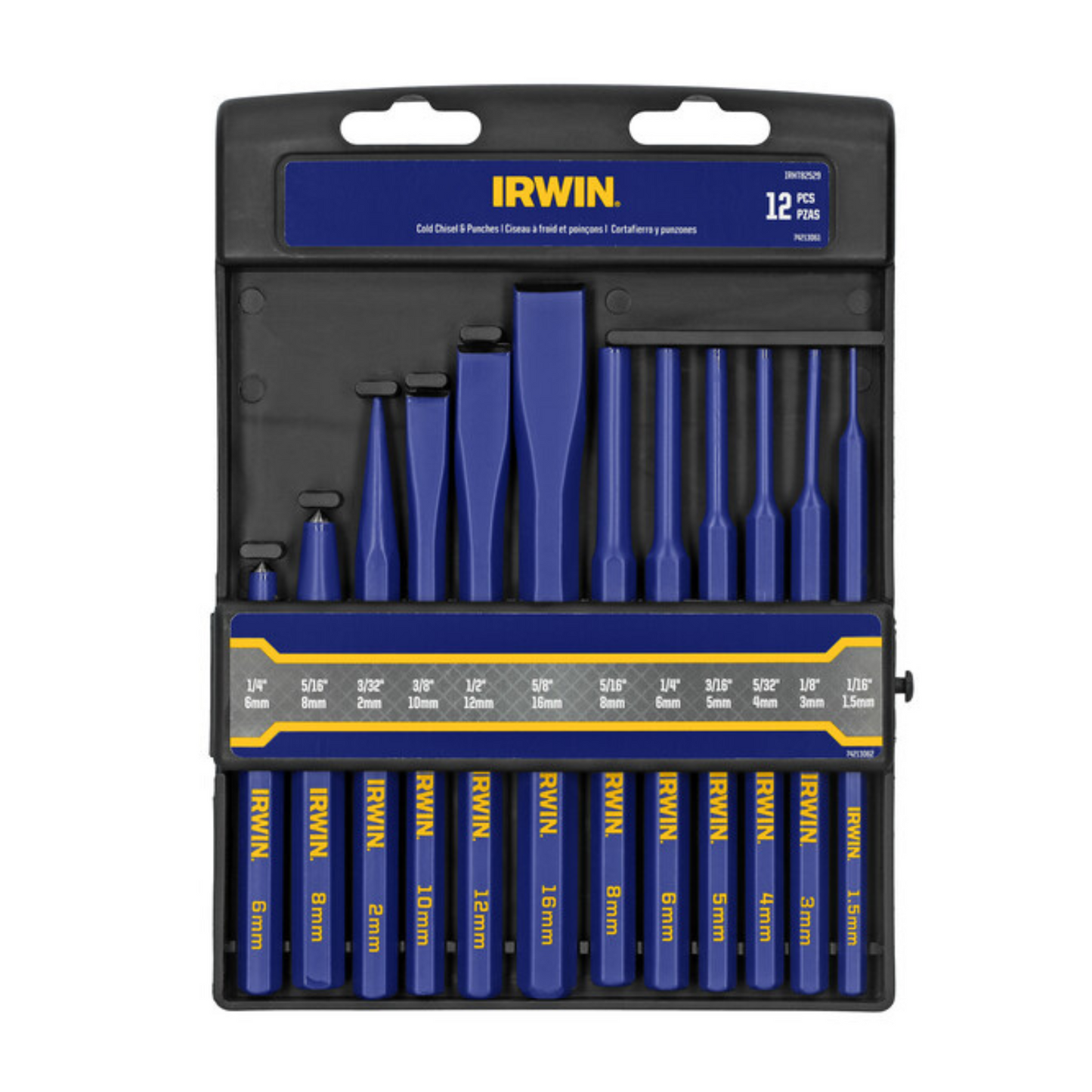 Irwin Cold Chisel and Punch Set - 12 Piece - 160 x 231mm