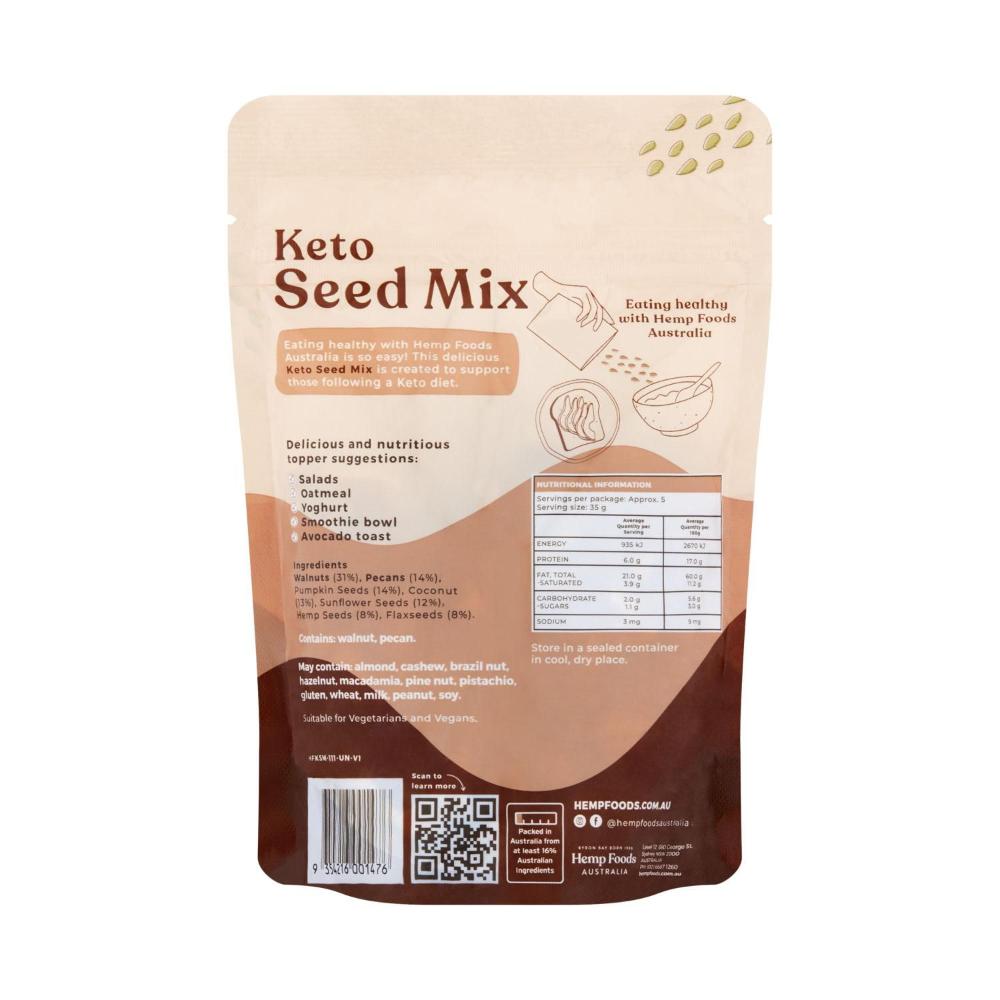 Hemp Foods Australia Keto Seed Mix - 180g