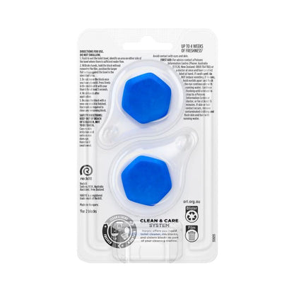 Harpic Hygienic & Fresh Sticker Adhesive Toilet Block Marine - 2 pack