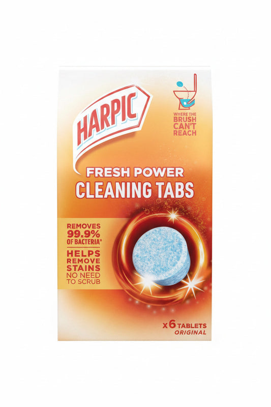 Harpic Fresh Power Toilet Cleaning Tabs Original - 6 pack