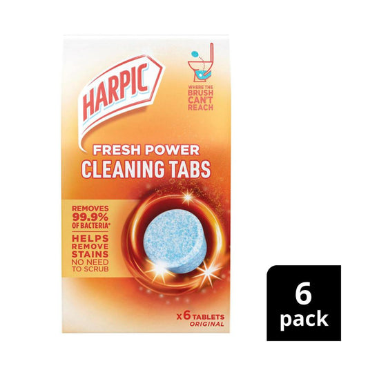 Harpic Fresh Power Toilet eaning Tabs Original - 6 pack