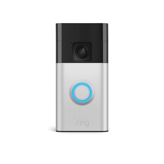 Ring Satin Nickel Battery Video Doorbell
