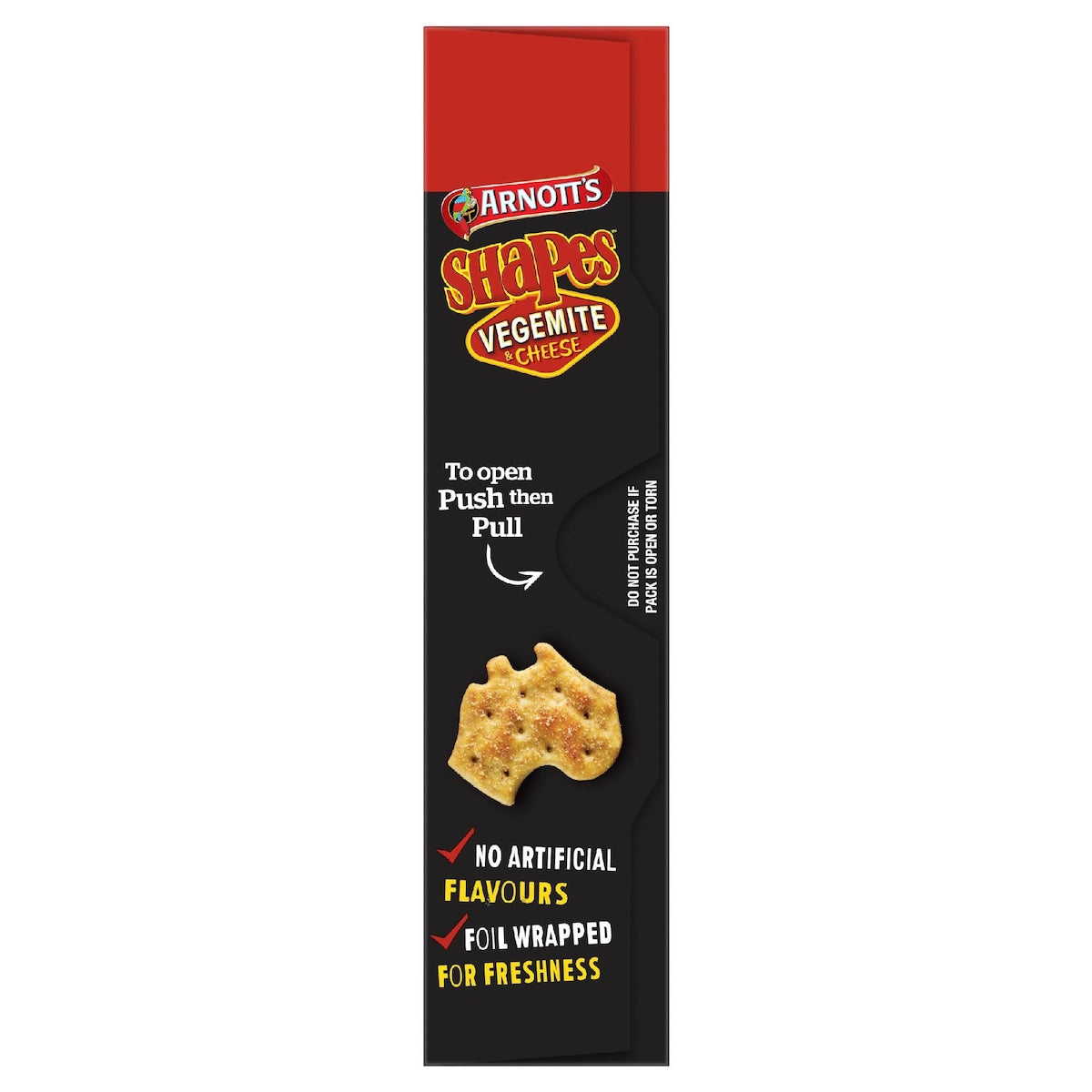 Arnotts Shapes Cracker Biscuits Vegemite & Cheese 8 Pack