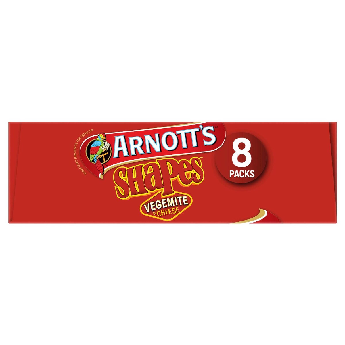 Arnotts Shapes Multipack Cracker Biscuits Vegemite & Cheese 8 pack