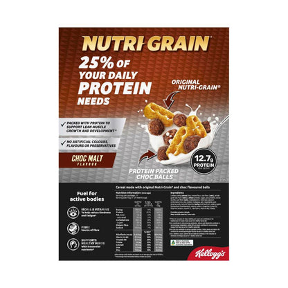 Kellogg's Nutri-grain High Protein Crunch Choc Malt Flavour - 500g