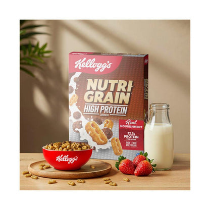 Kellogg's Nutri-grain High Protein Crunch Choc Malt Flavour - 500g