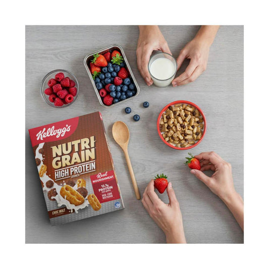 Kellogg's Nutri-grain High Protein Crunch Choc Malt Flavour - 500g