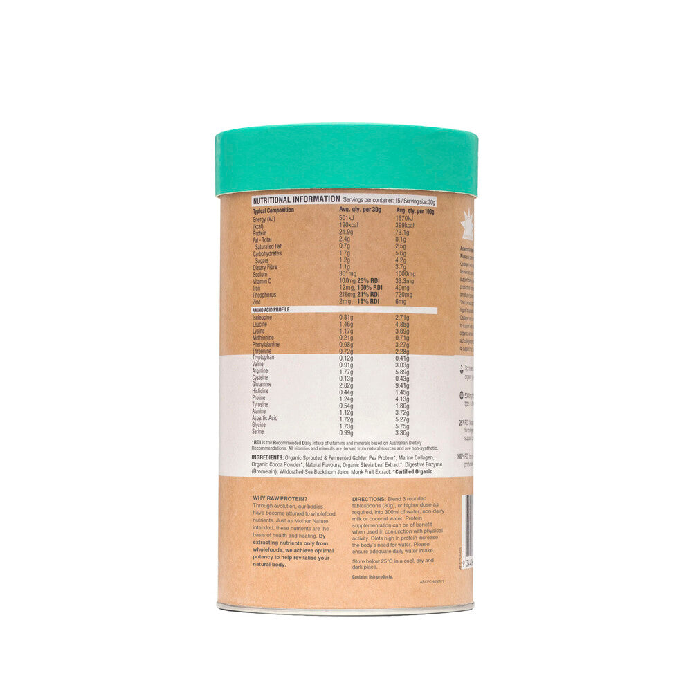Raw Protein Collagen Plus Choc Hazelnut - 450g