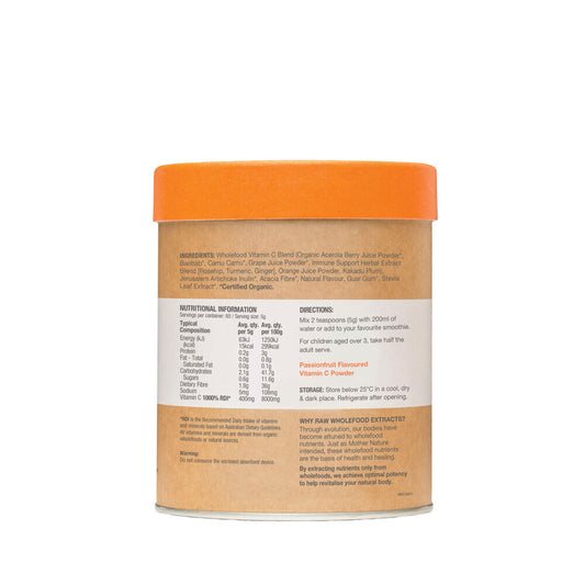 Raw Wholefood Extracts Vitamin C - 300g