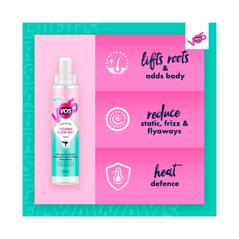 VO5 Volume Blow Dry Spray - 200 ML