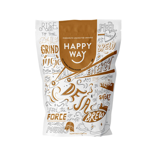 Happy Way Whey Protein Powder Coffee - 60g