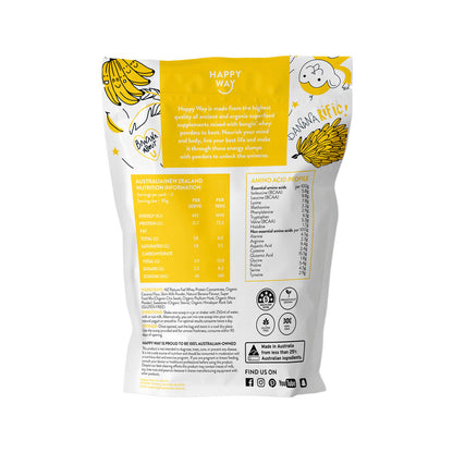 Happy Way Whey Protein Powder Banana - 60g