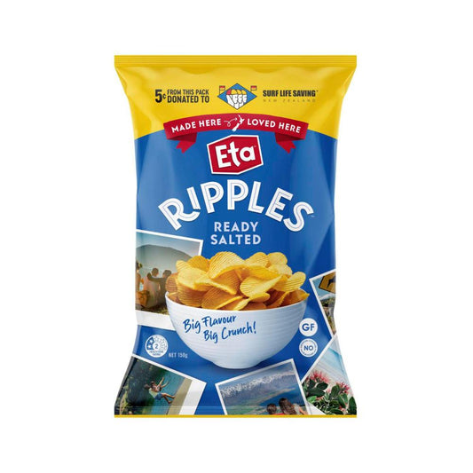 ETA Ripples Chips Ready With Sea Salt - 150 GRAM