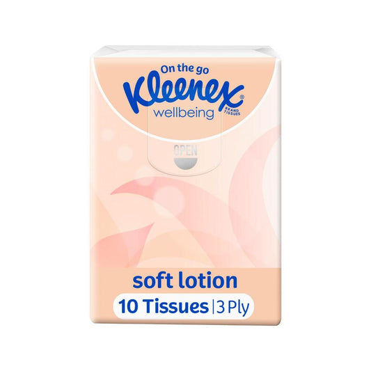 Kleenex Facial Tissue Soft Lotion 6x10 Pack - 60 pack