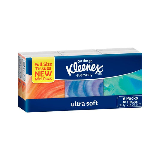 Kleenex Facial Tissue Everyday 6x10 Pack - 60 pack