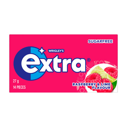 Extra Raspberry & Lime Sugar Free Chewing Gum - 27g