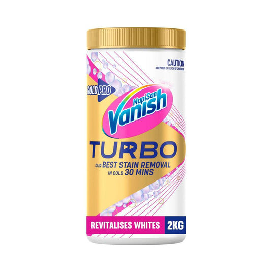 Vanish Napisan Gold Pro Turbo White Stain Remover - 2kg