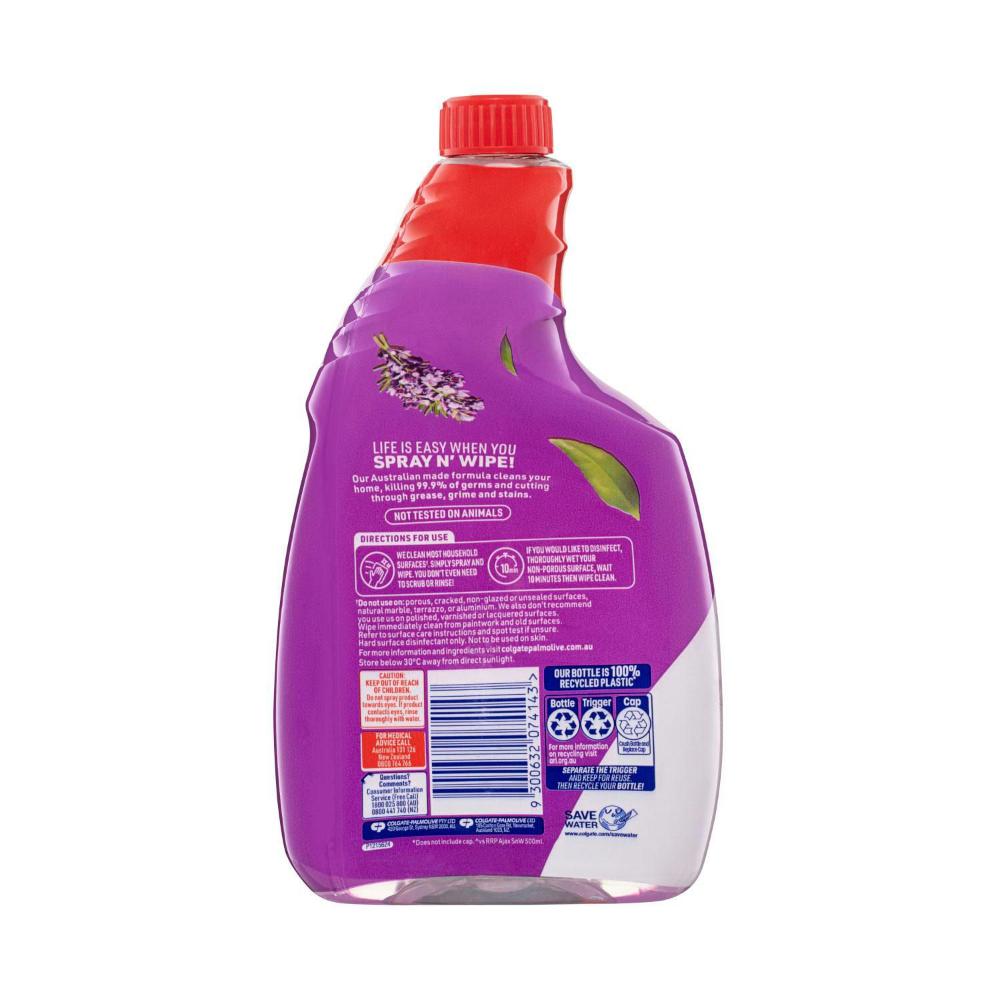 Ajax Spray & Wipe Lavender & Citrus Multipurpose Cleaner Refill - 750mL
