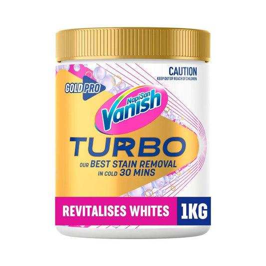 Vanish Napisan Gold Pro Turbo White Stain Remover - 1kg