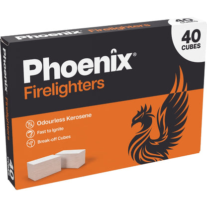 Phoenix Organic Firelighters 40 Pack