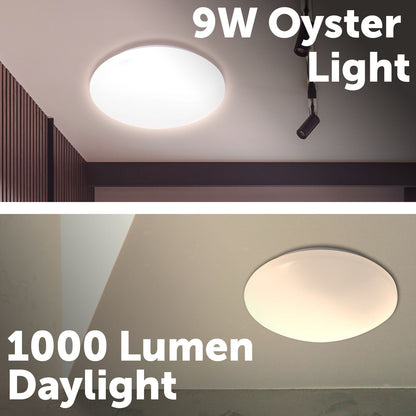 Verve Dion Oyster Ceiling Light - 15W - 30cm