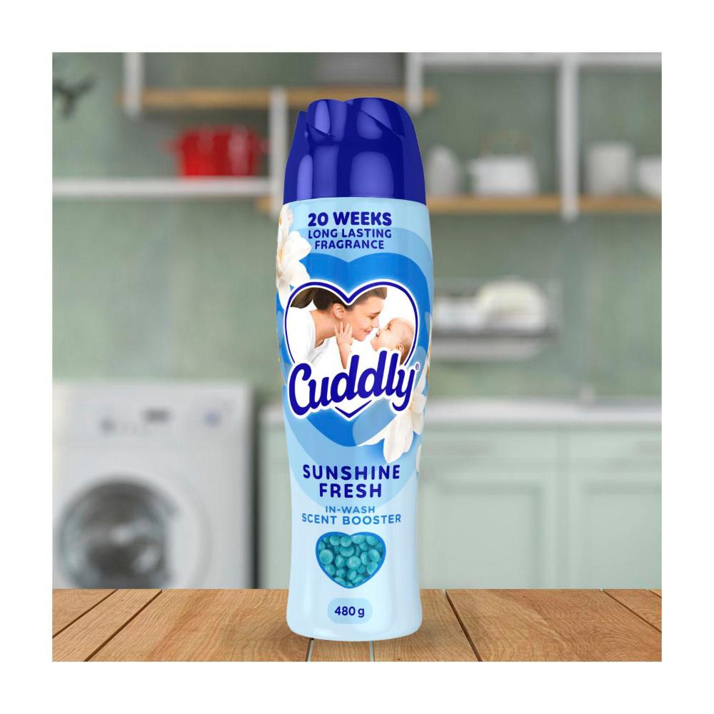 Cuddly In Wash Laundry Scent Booster Beads Sunshine Fresh - 480g