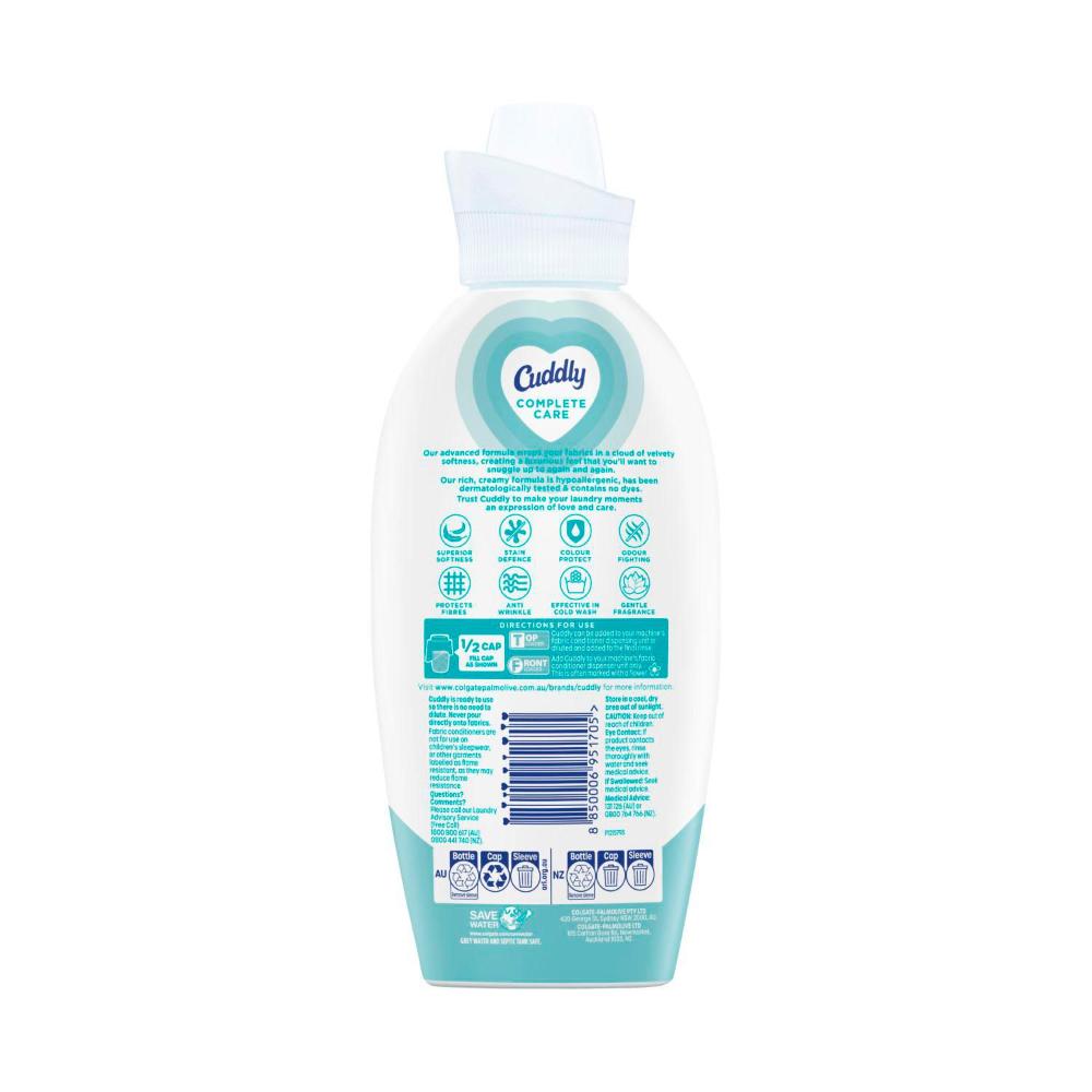 Cuddly Fabric Softener Conditioner Complete Care Hypoallergenic - 850mL