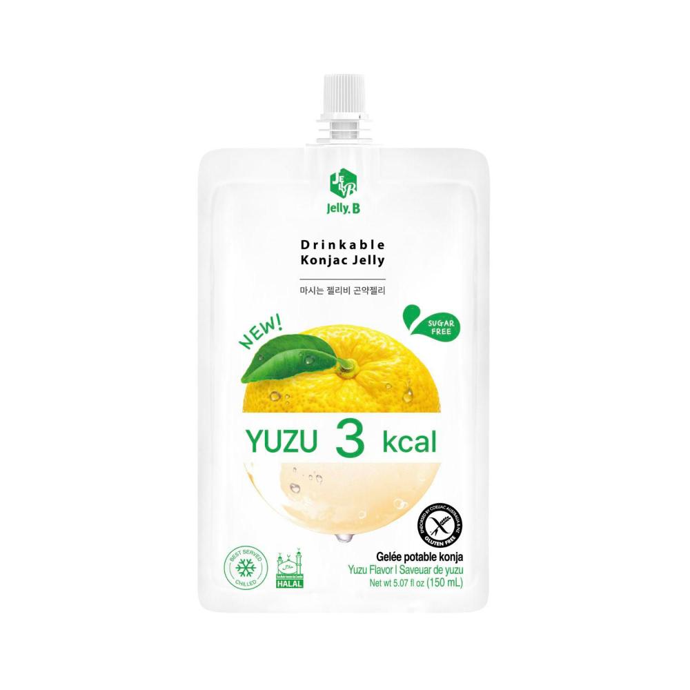 Yacoya Jelly B Drinkable Konjac Jelly Yuzu Flavour - 150mL