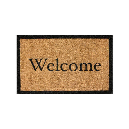 Madras Link Coir Door Mat - 50 x 80cm - Black