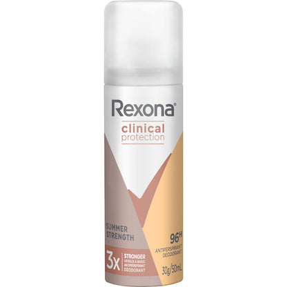 Rexona Clinical Antiperspirant Aerosol Summer Strength 50ml