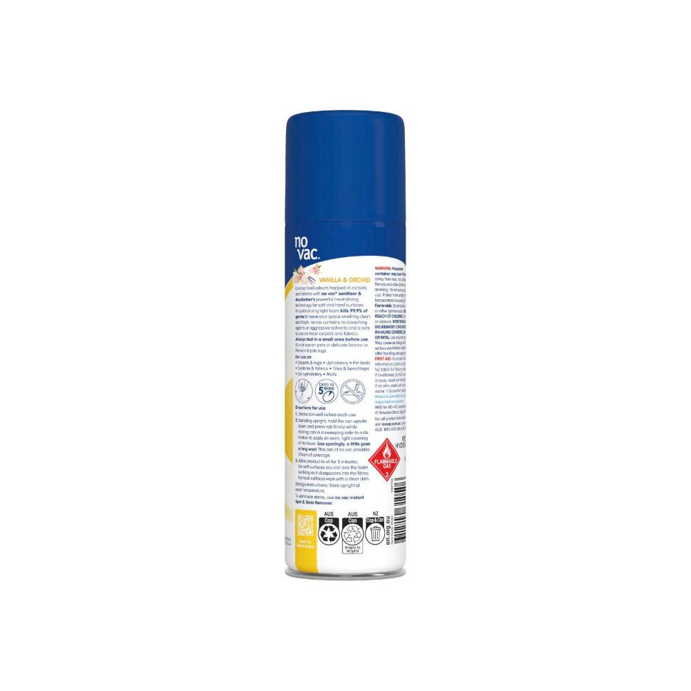No Vac Pure Vanilla Carpet Sanitiser & Deodoriser - 290g