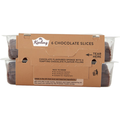 Mr Kipling Choc Slice 6 Pack