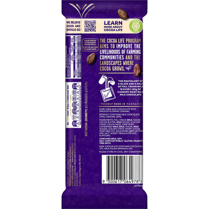 Cadbury Dairy Milk Caramel Chocolate Caramello Block 180g
