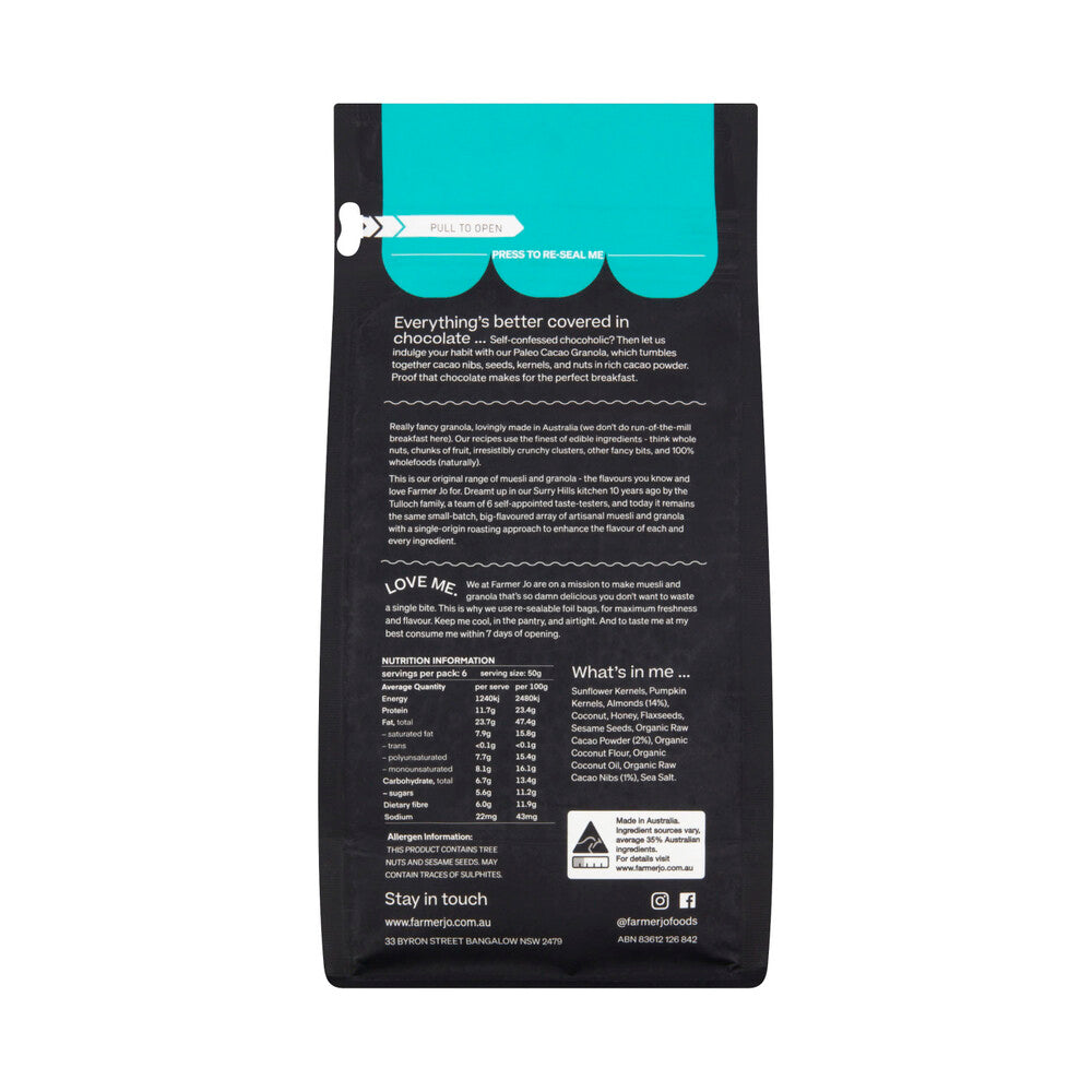 Farmer Jo Paleo Cacao Granola - 300g