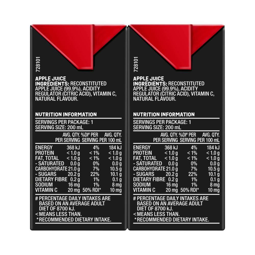 Just Juice 100% Juice Apple 200ml - 6 Pack