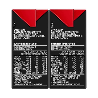 Just Juice 100% Juice Apple 200ml - 6 Pack
