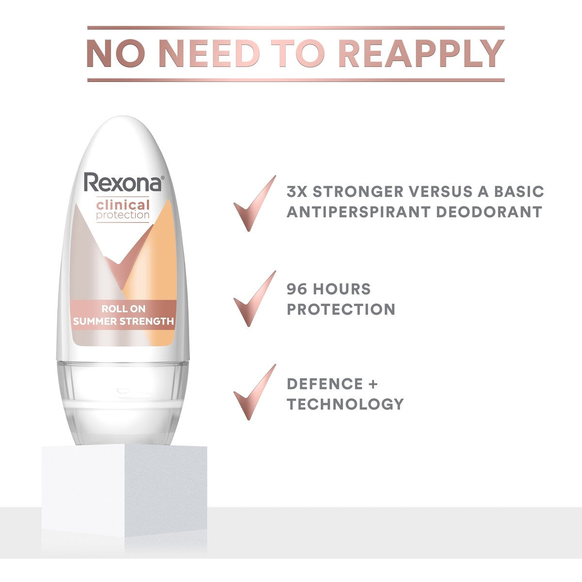 Rexona Women Clinical Protection 96h Antiperspirant Summer Strength 50ml