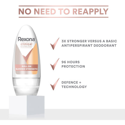 Rexona Women Clinical Protection 96h Antiperspirant Summer Strength 50ml