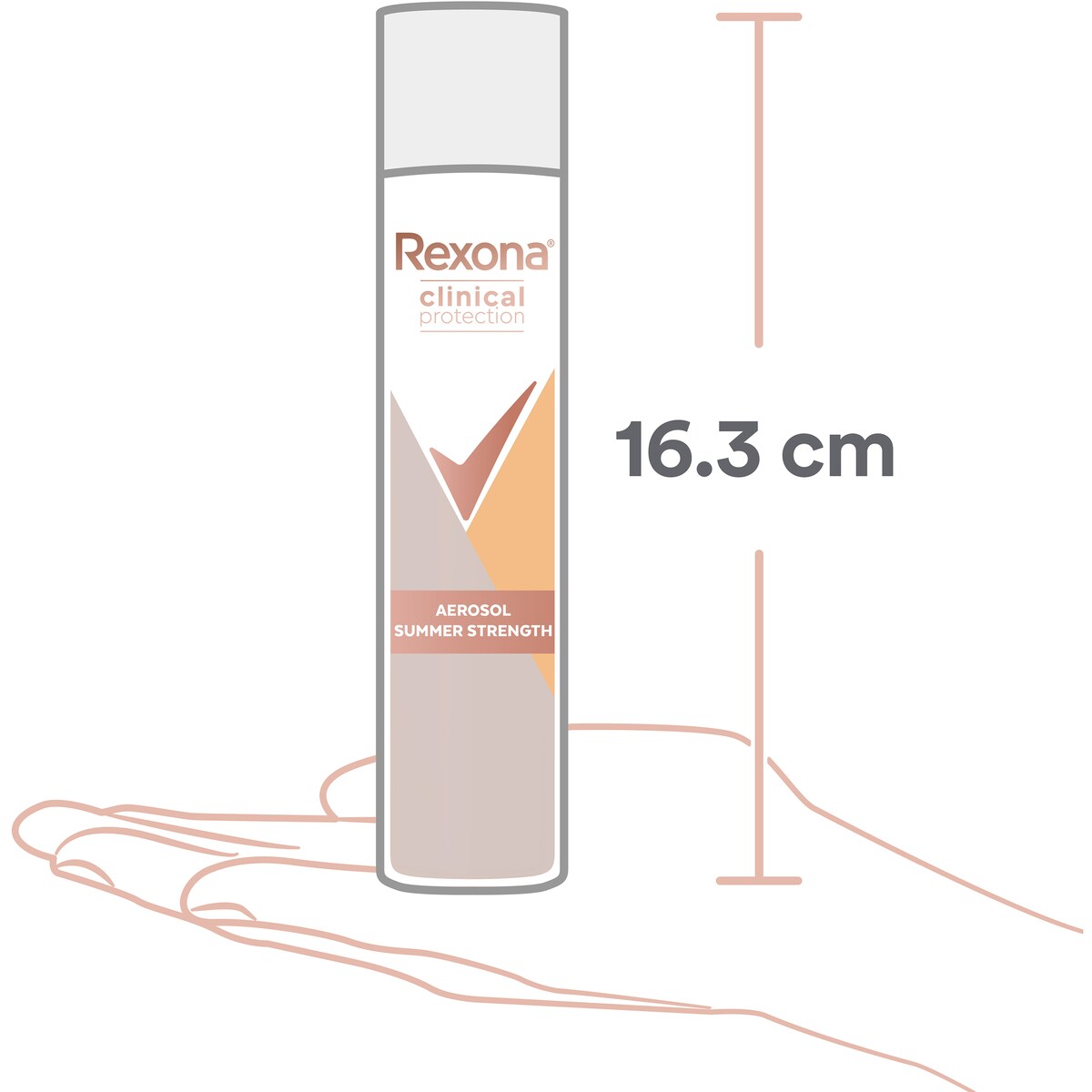 Rexona Women Clinical Protection 96h Antiperspirant Summer Strength 180 Ml