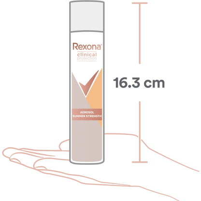Rexona Women Clinical Protection 96h Antiperspirant Summer Strength 180 Ml