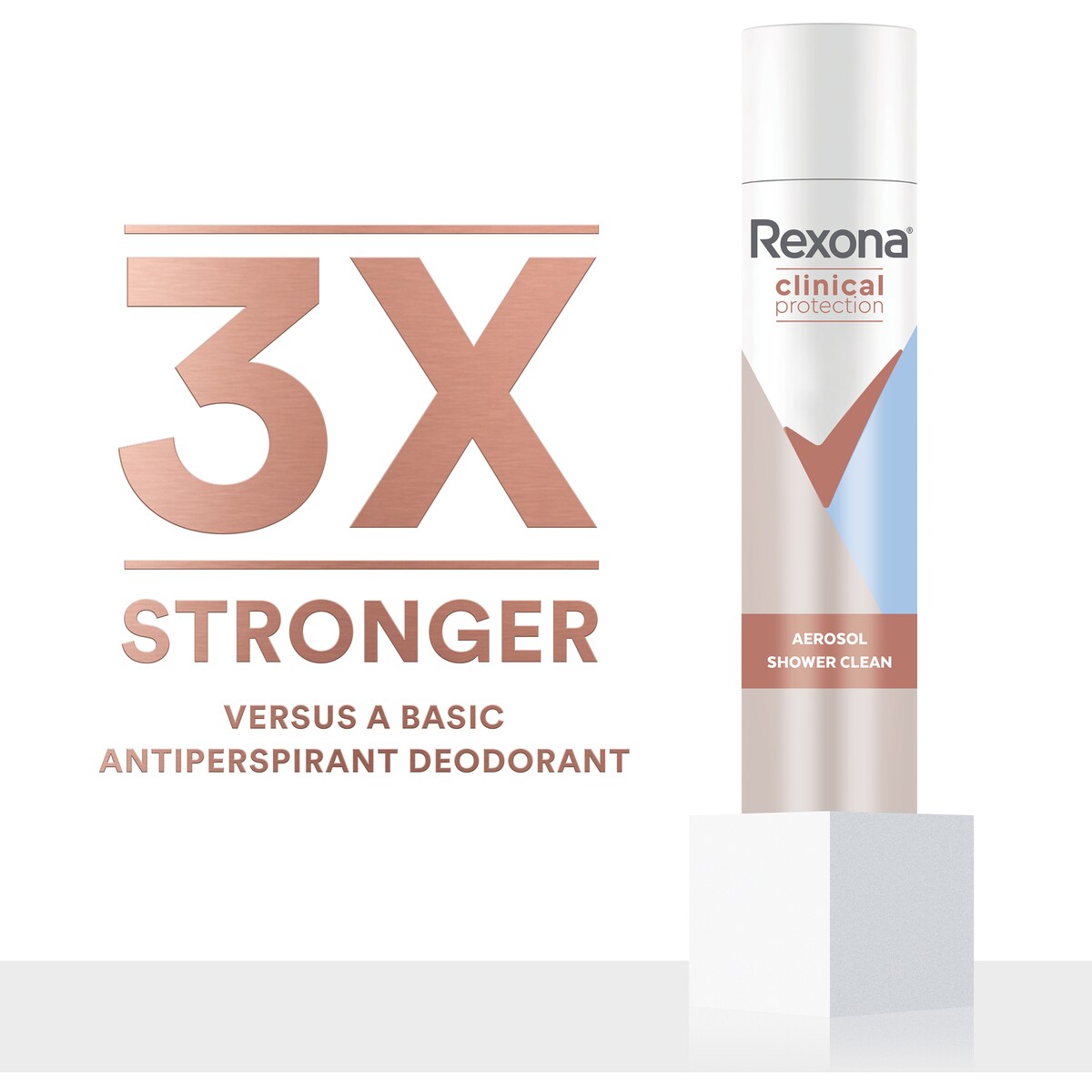 Rexona Women Clinical Protection 96h Antiperspirant Shower Clean 180 Ml