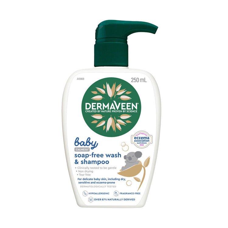 Dermaveen Baby Soap Free Wash & Shampoo - 250mL