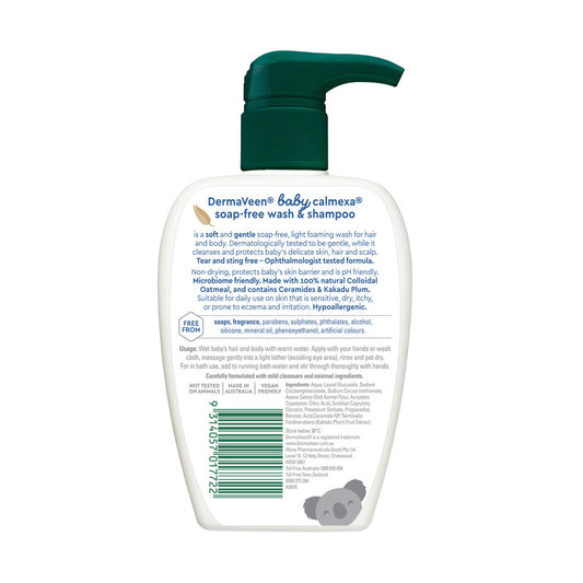 Dermaveen Baby Soap Free Wash & Shampoo - 250mL