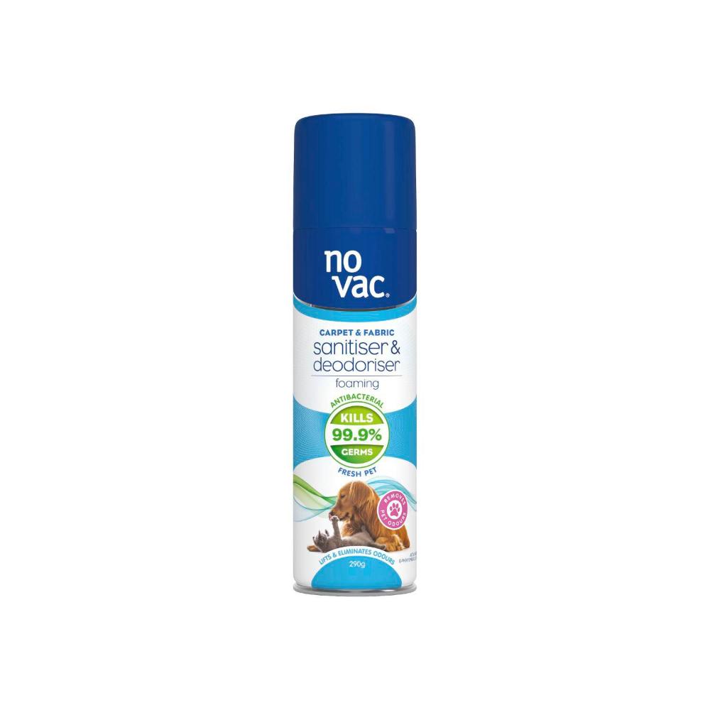No Vac Pet Foam Carpet Sanitiser & Deodoriser - 290g