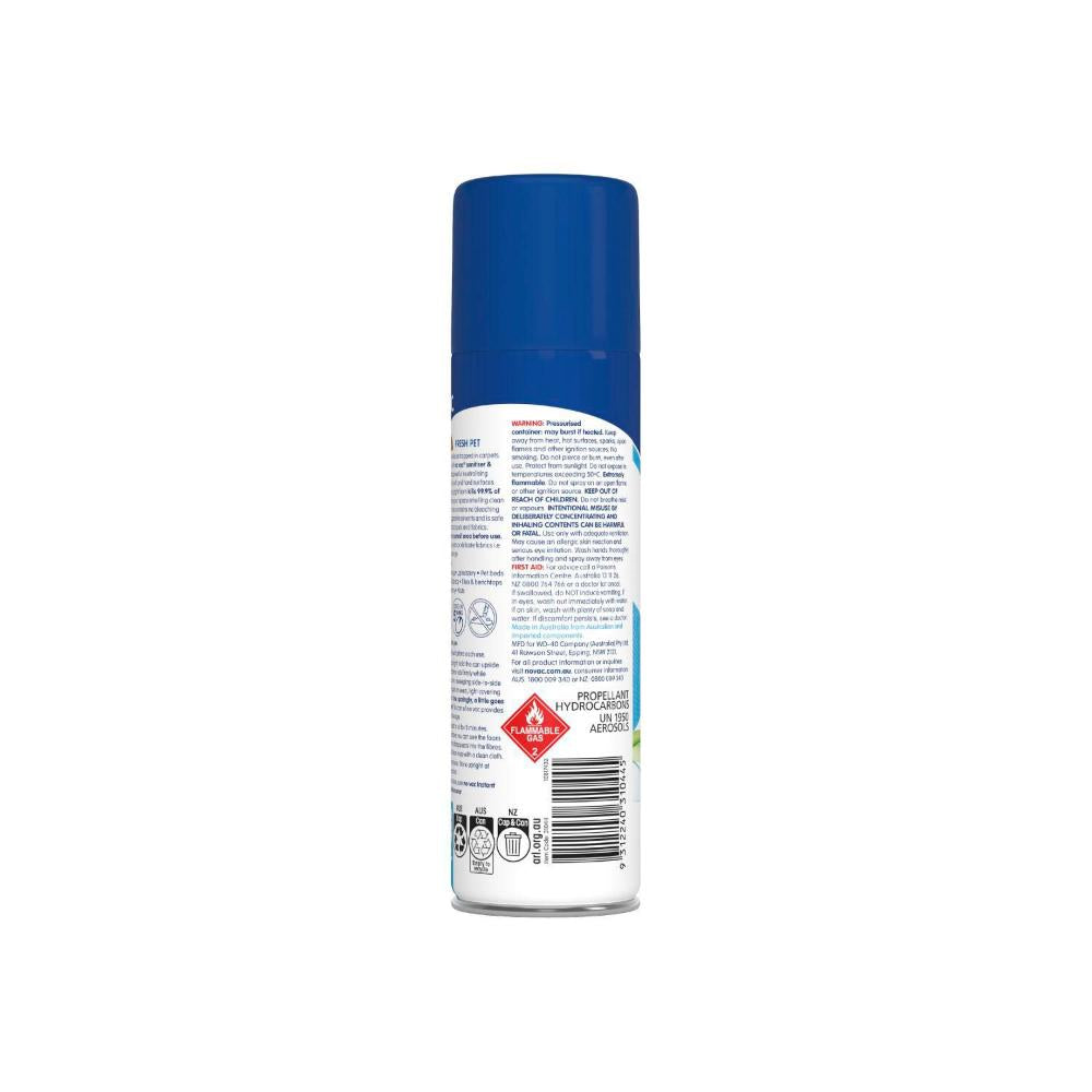 No Vac Pet Foam Carpet Sanitiser & Deodoriser - 290g