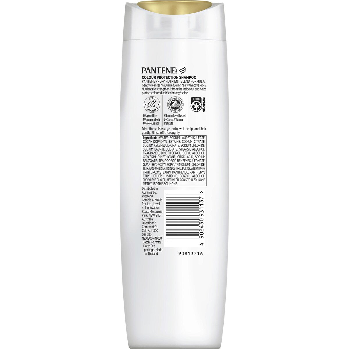 Pantene Pro-v Colour Protection Shampoo For Coloured Hair 375ml