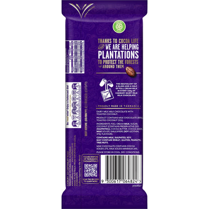 Cadbury Coconut Rough Chocolate Block 180g