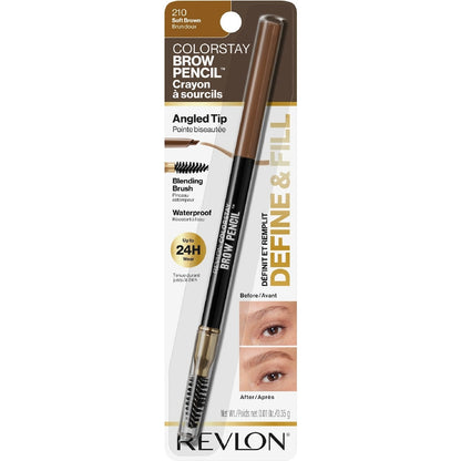 Revlon Color Stay Brow Pencil Soft Brown Each